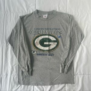 Vintage Green Bay Packers 2002 NFC North Champions Long Sleeve T-Shirt